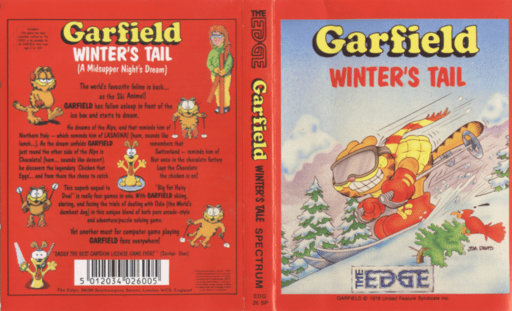 Garfield: Winter's Tail box art for ZX Spectrum